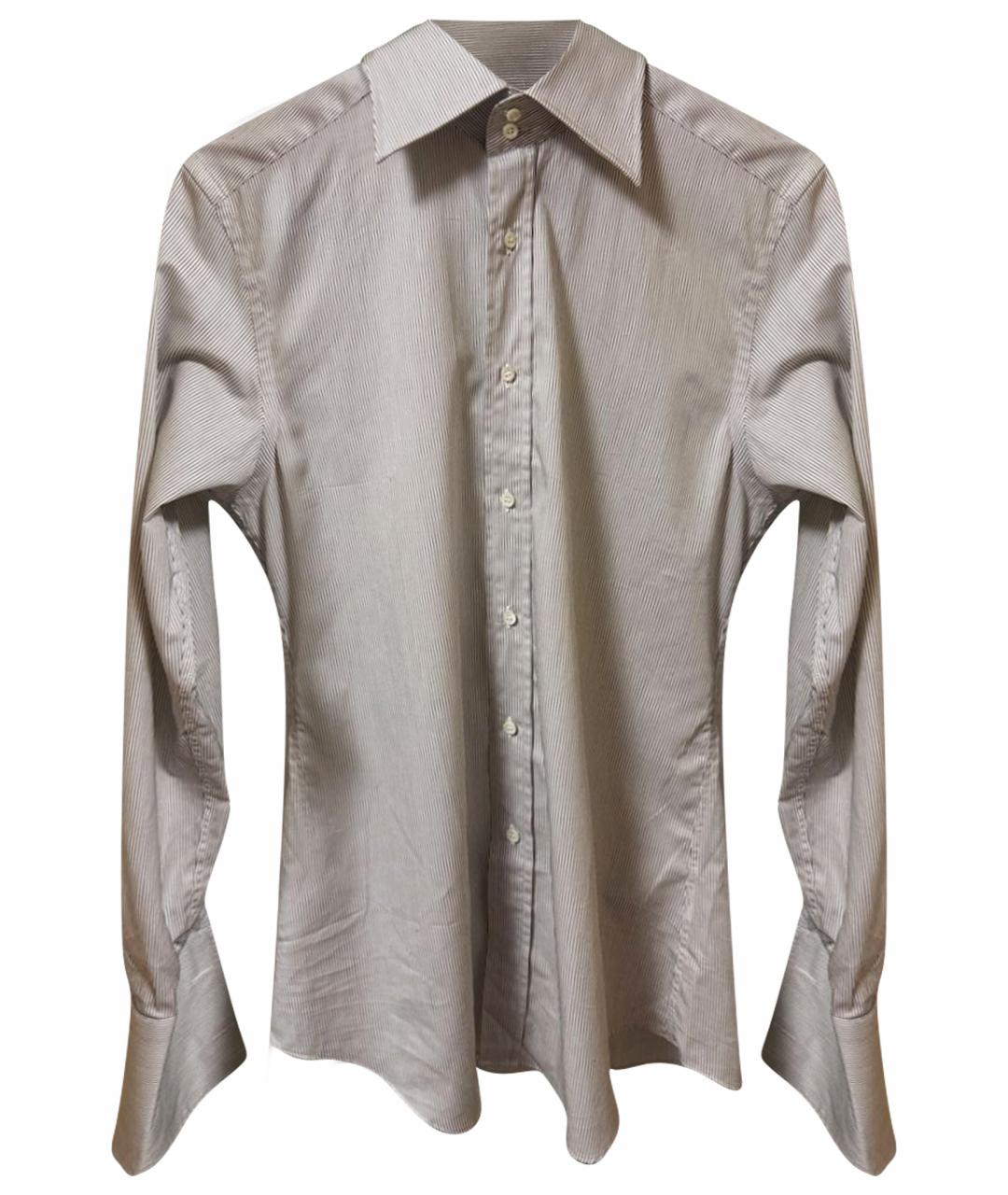 GUCCI Антрацитовая хлопковая рубашка, фото 1