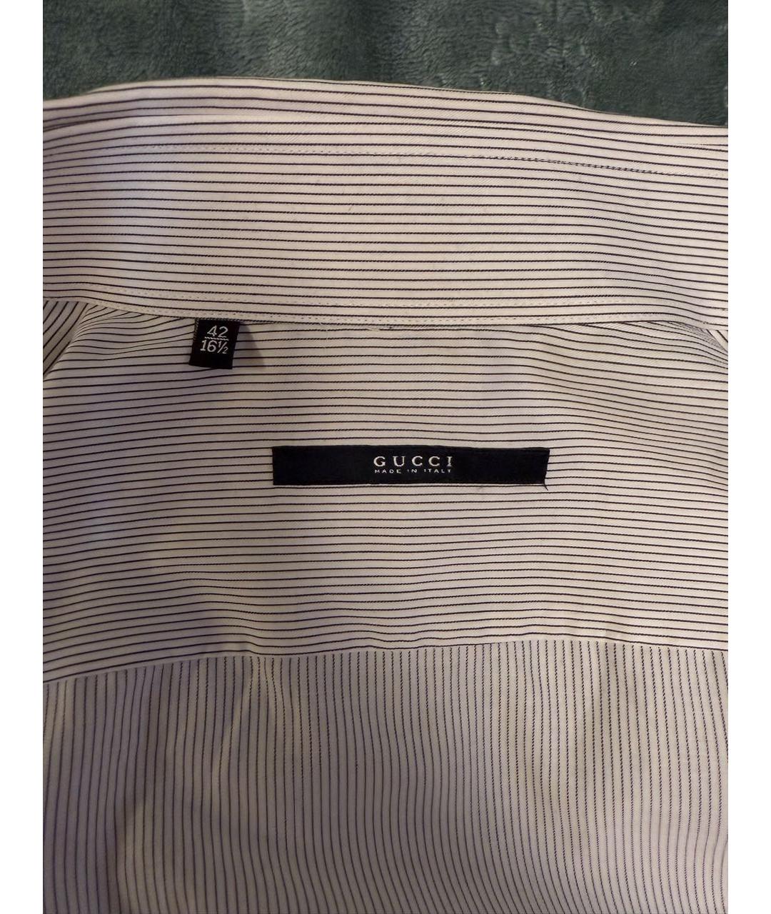 GUCCI Антрацитовая хлопковая рубашка, фото 3