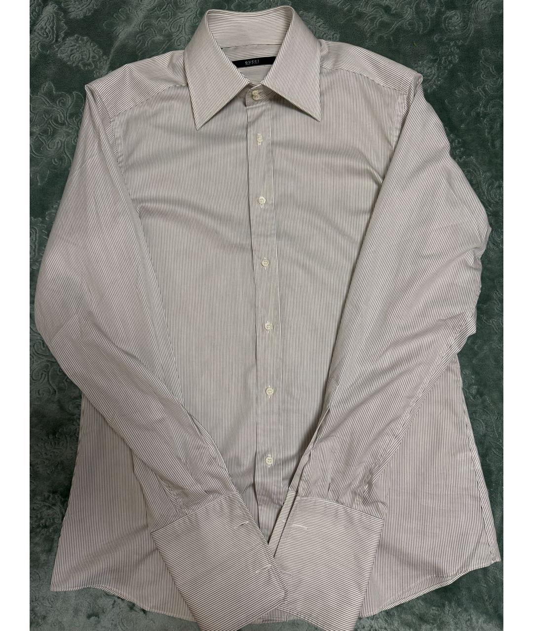 GUCCI Антрацитовая хлопковая рубашка, фото 6