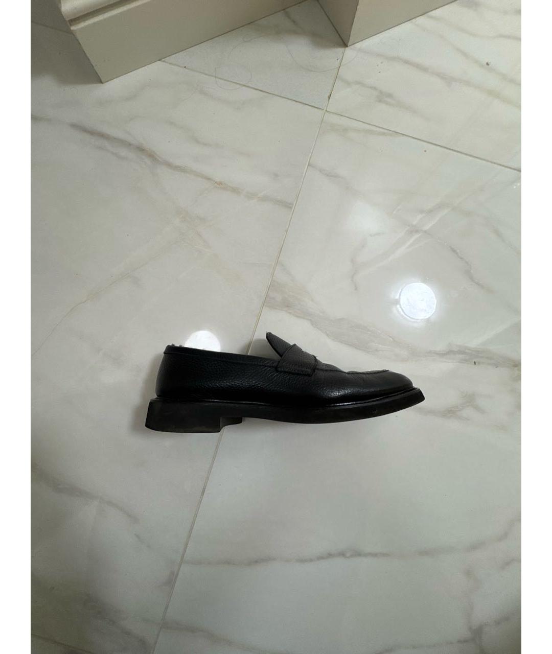 DOUCAL'S Темно-синие кожаные туфли, фото 8