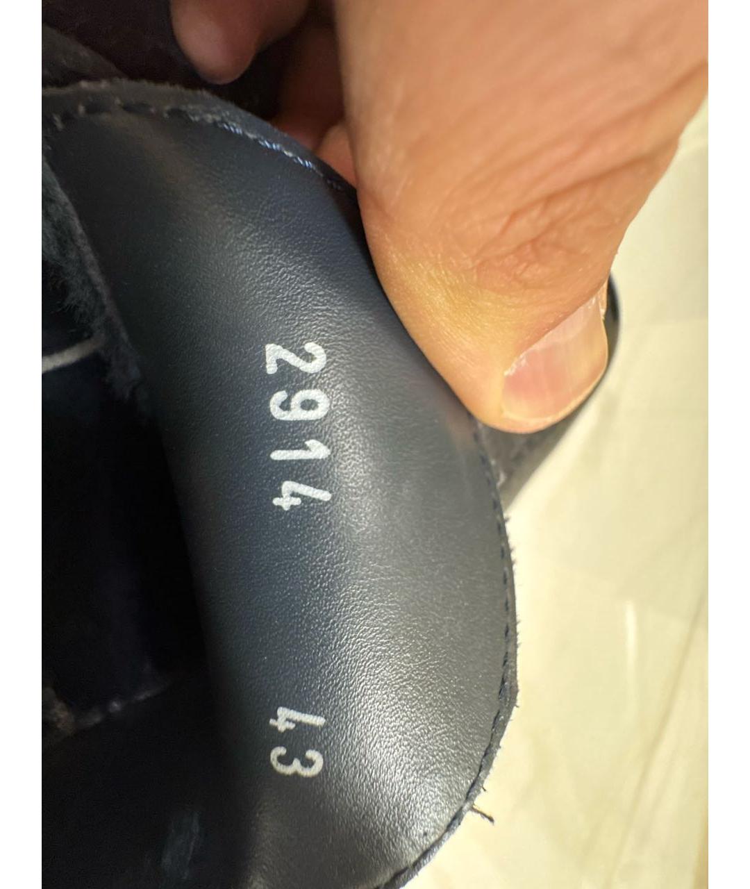 DOUCAL'S Темно-синие кожаные туфли, фото 6