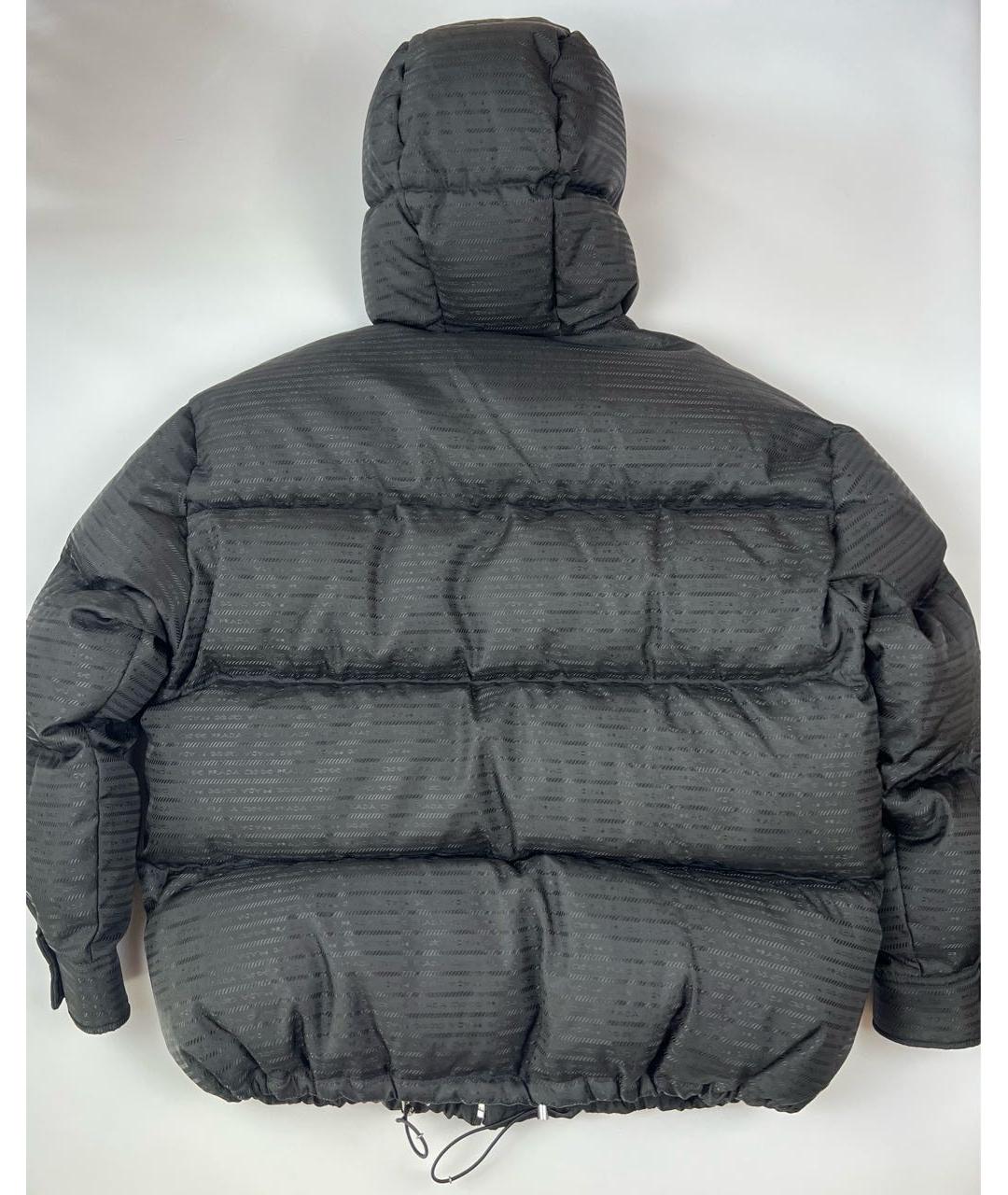 PRADA Черный полиамидовый пуховик, фото 2