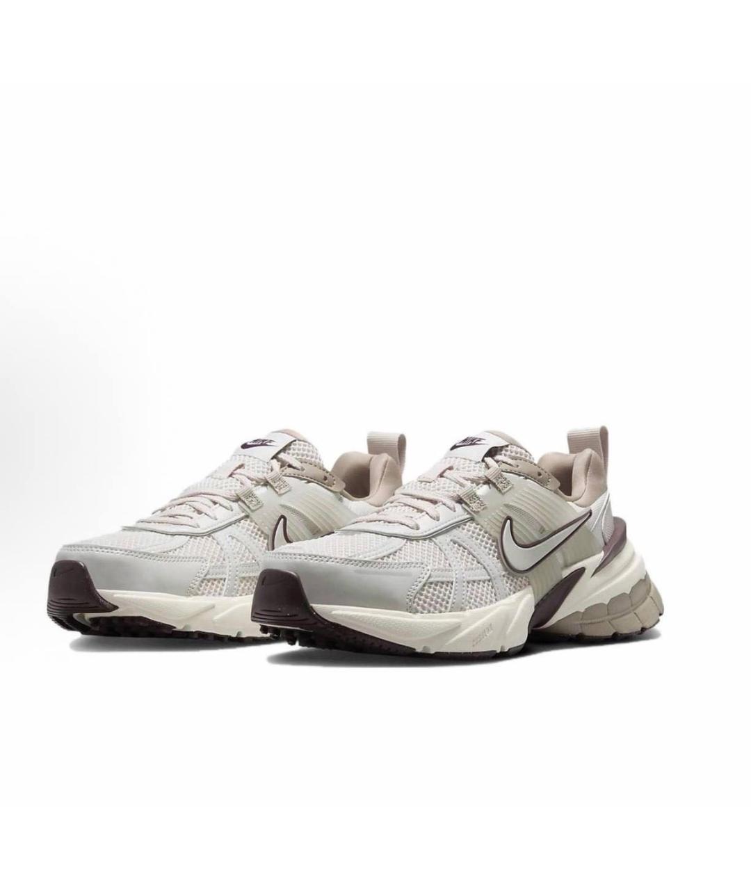 NIKE Бежевые текстильные кроссовки, фото 2