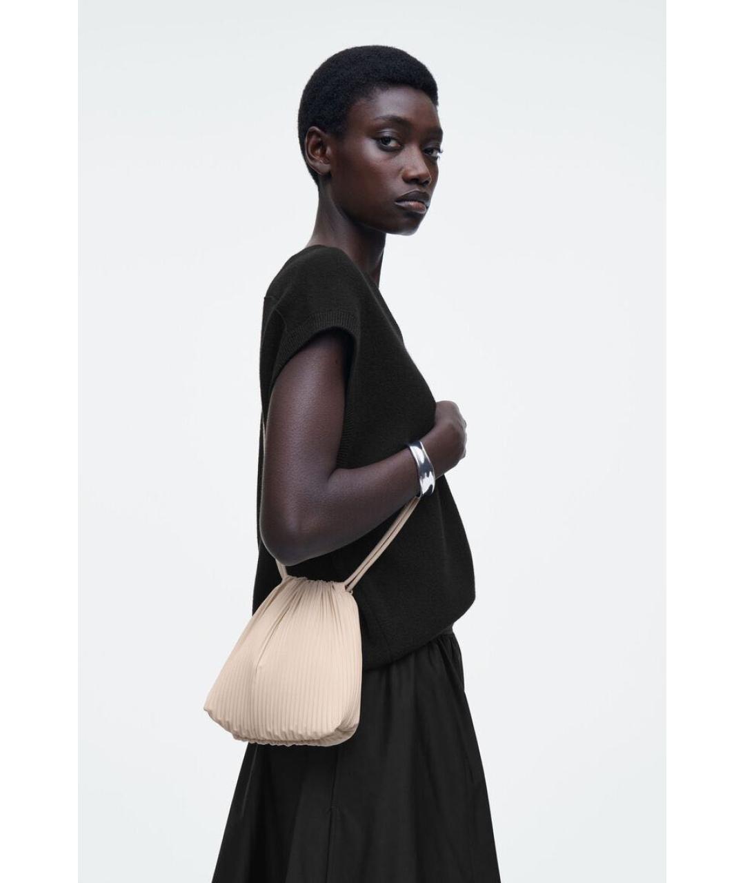 COS Бежевая сумка через плечо, фото 4