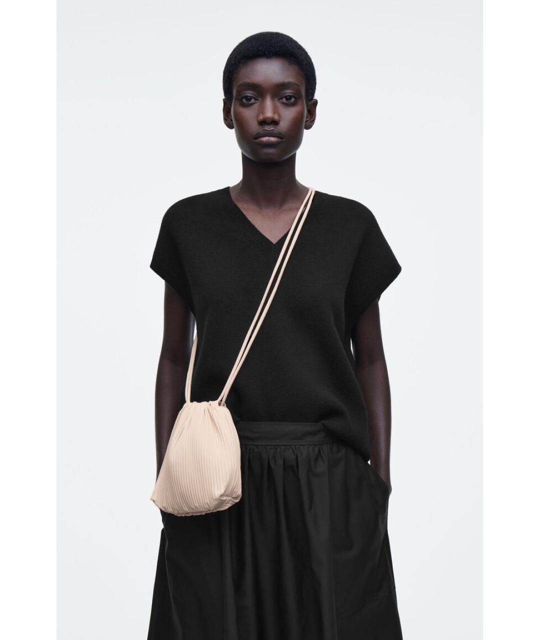 COS Бежевая сумка через плечо, фото 5