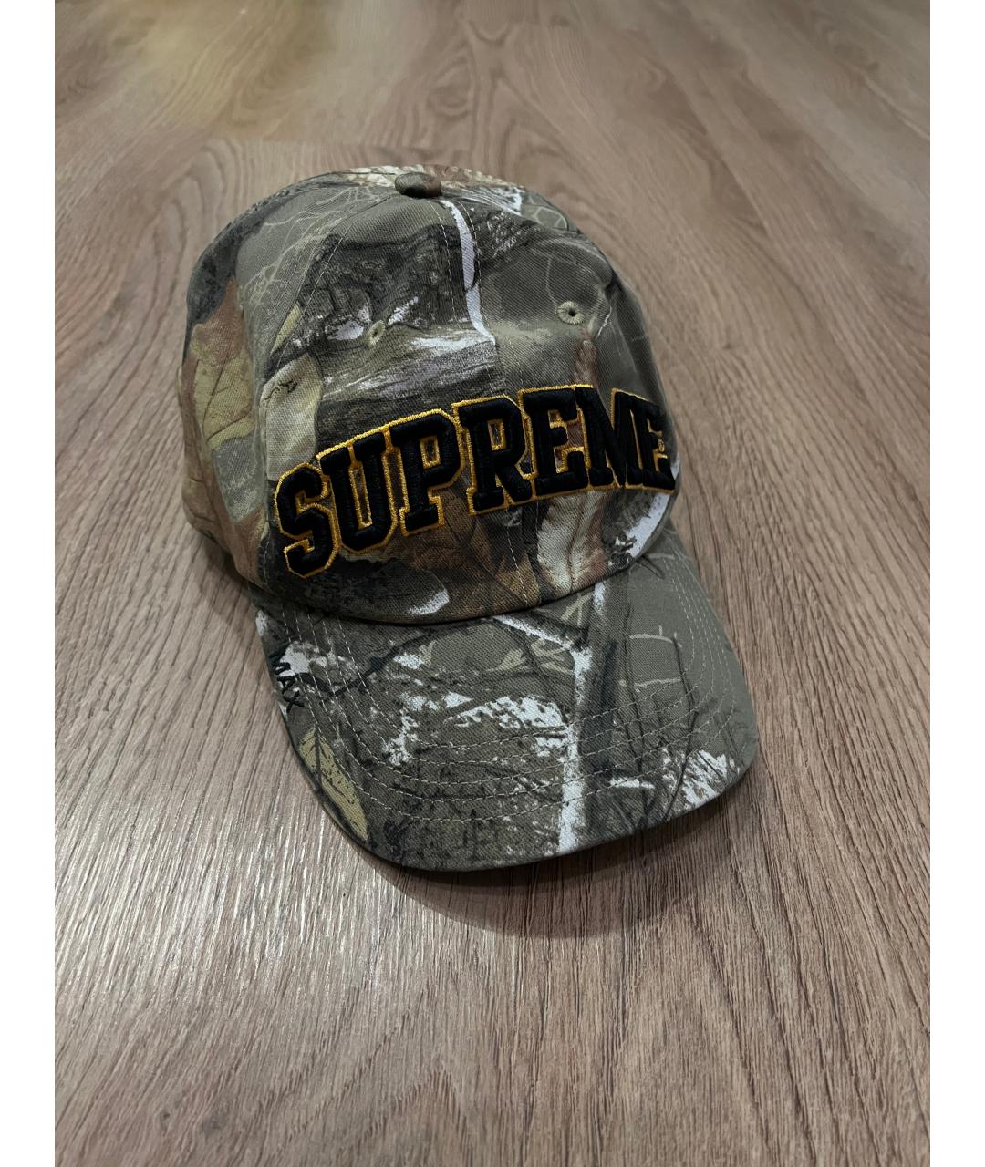 SUPREME Хаки хлопковая кепка/бейсболка, фото 8