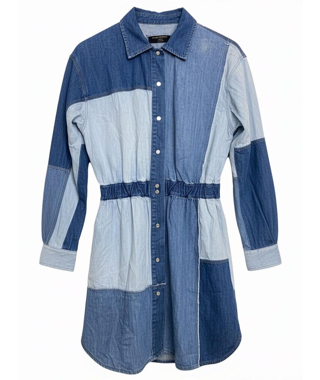 DOLCE&GABBANA Голубое деним повседневное платье, фото 1