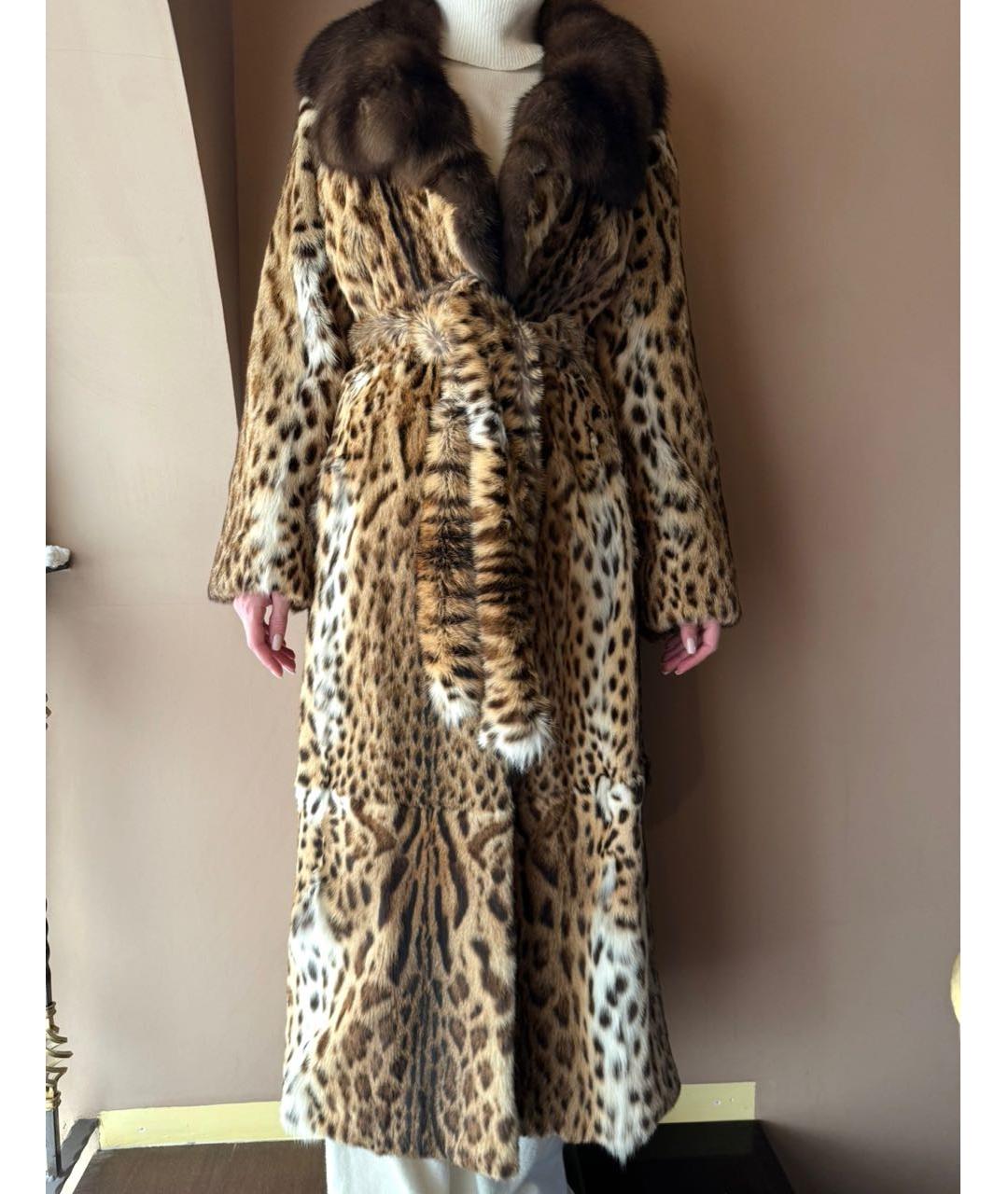 BRASCHI Коричневая меховая шуба, фото 7