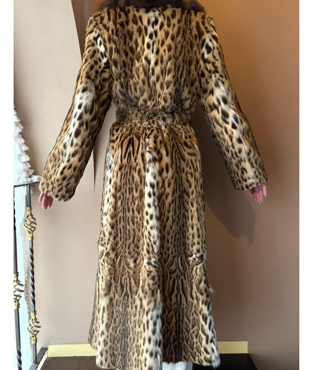 BRASCHI Коричневая меховая шуба, фото 5