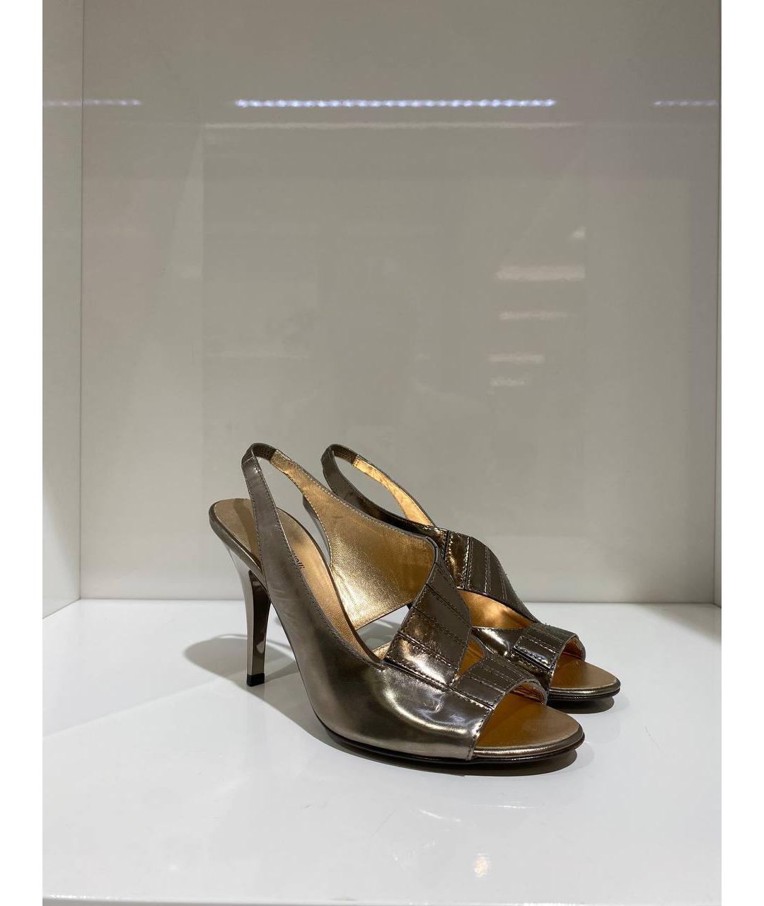 ROBERTO CAVALLI Мульти кожаные босоножки, фото 4