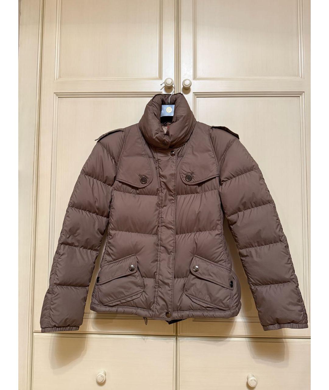 BURBERRY Хаки полиэстеровая куртка, фото 6