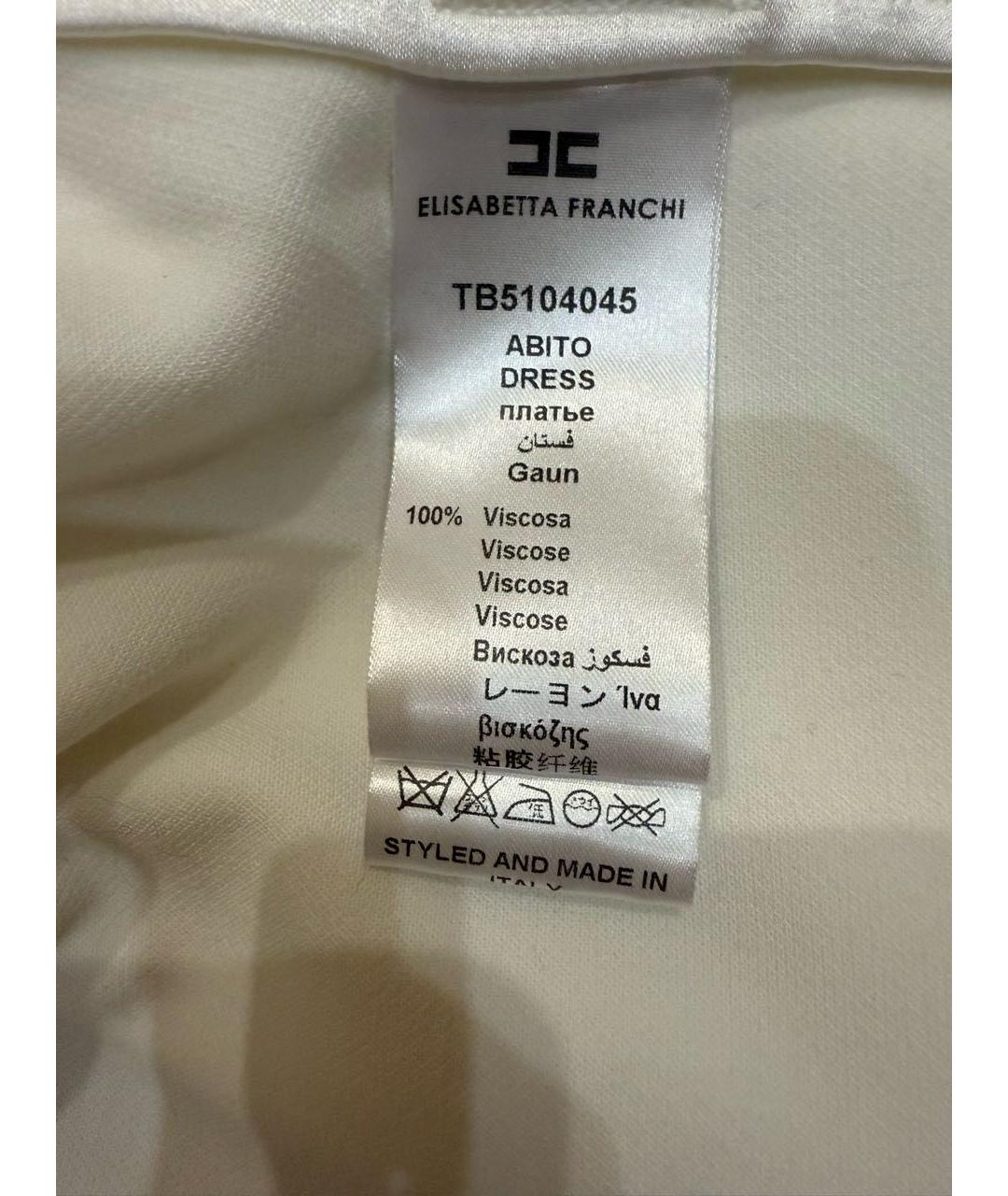 ELISABETTA FRANCHI Вискозное повседневное платье, фото 7