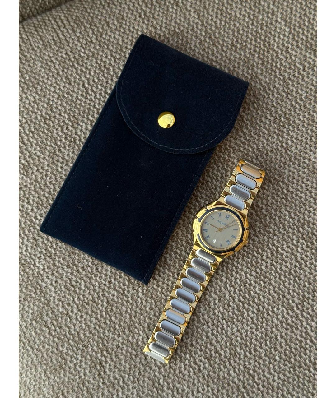 SAINT LAURENT Серые стальные часы, фото 4