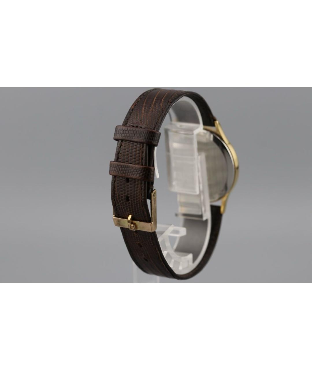 OMEGA Золотые позолоченные часы, фото 3