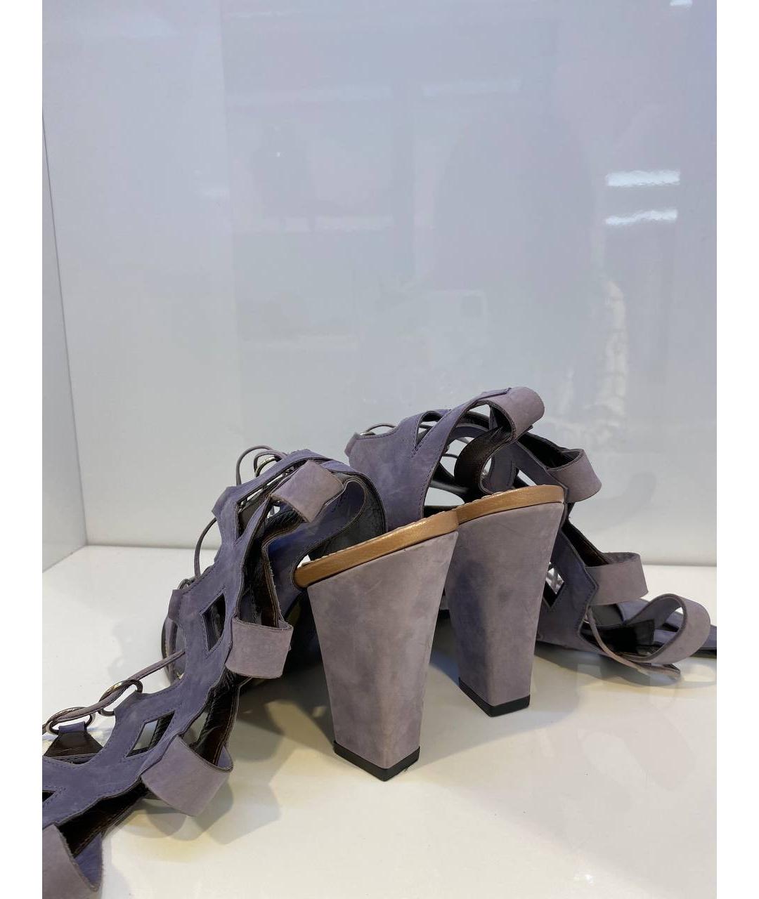 ROBERTO CAVALLI Кожаные босоножки, фото 3