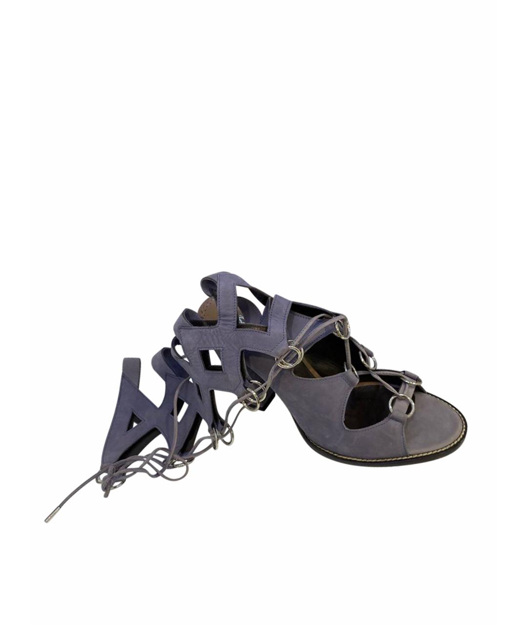 ROBERTO CAVALLI Кожаные босоножки, фото 1