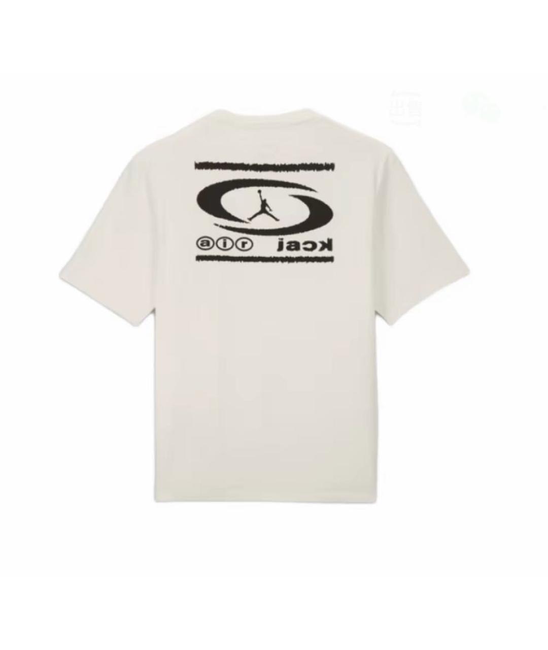 NIKE Белая хлопковая футболка, фото 2