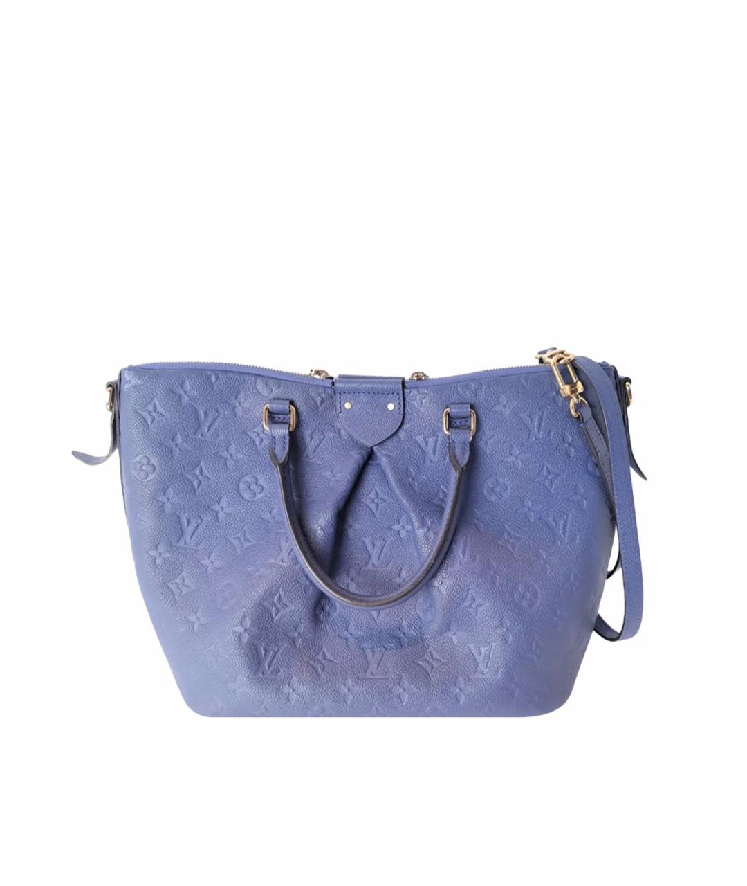 LOUIS VUITTON Голубая кожаная сумка через плечо, фото 1