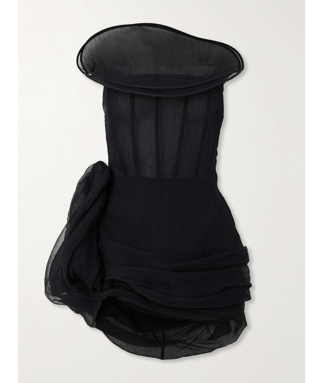 MAGDA BUTRYM Черное коктейльное платье, фото 9