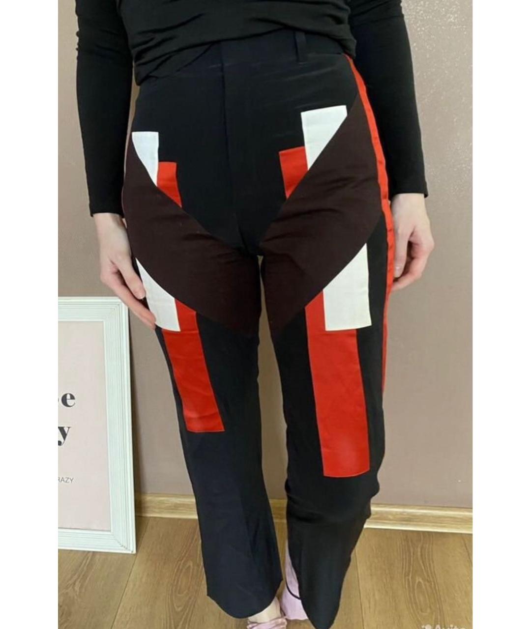 GIVENCHY Черные шелковые прямые брюки, фото 5