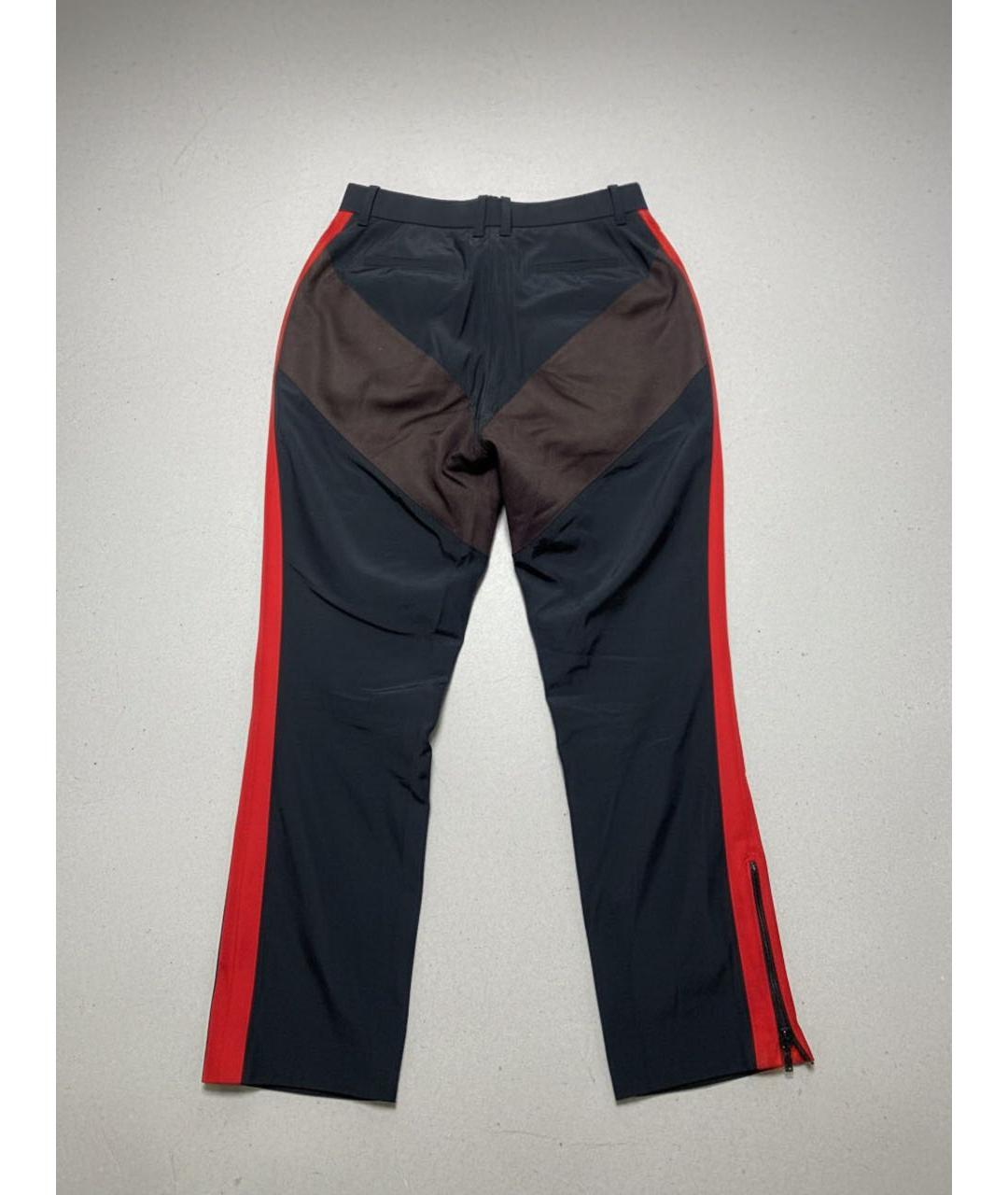 GIVENCHY Черные шелковые прямые брюки, фото 2