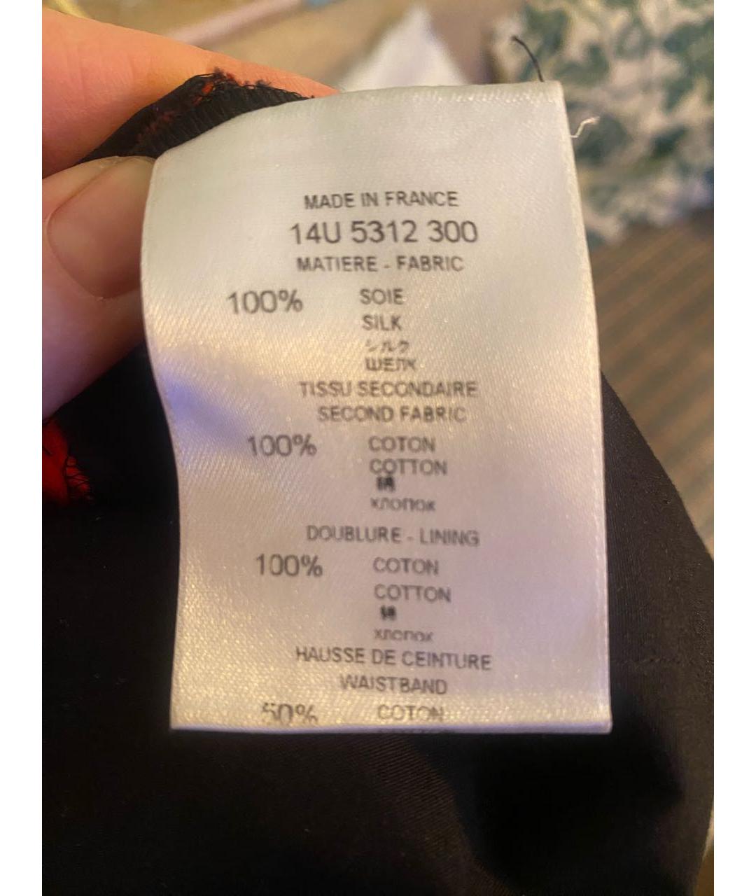 GIVENCHY Черные шелковые прямые брюки, фото 3