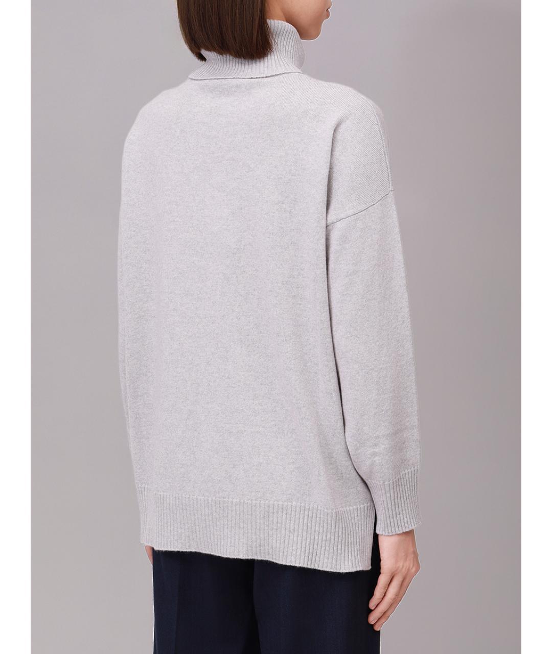 PANICALE Серый шерстяной джемпер / свитер, фото 3
