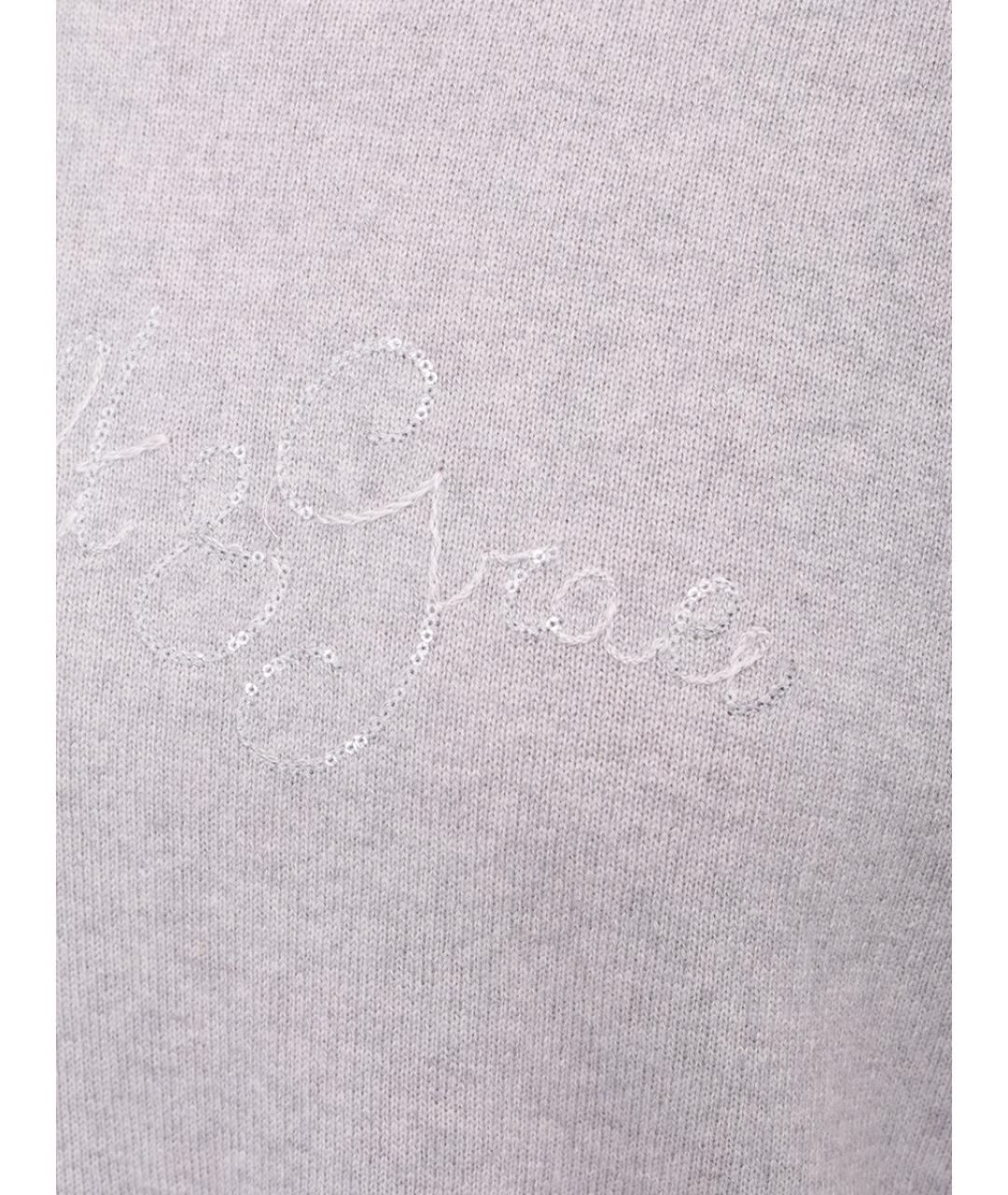 PANICALE Серый шерстяной джемпер / свитер, фото 6