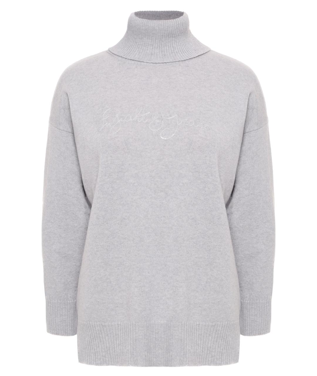 PANICALE Серый шерстяной джемпер / свитер, фото 1