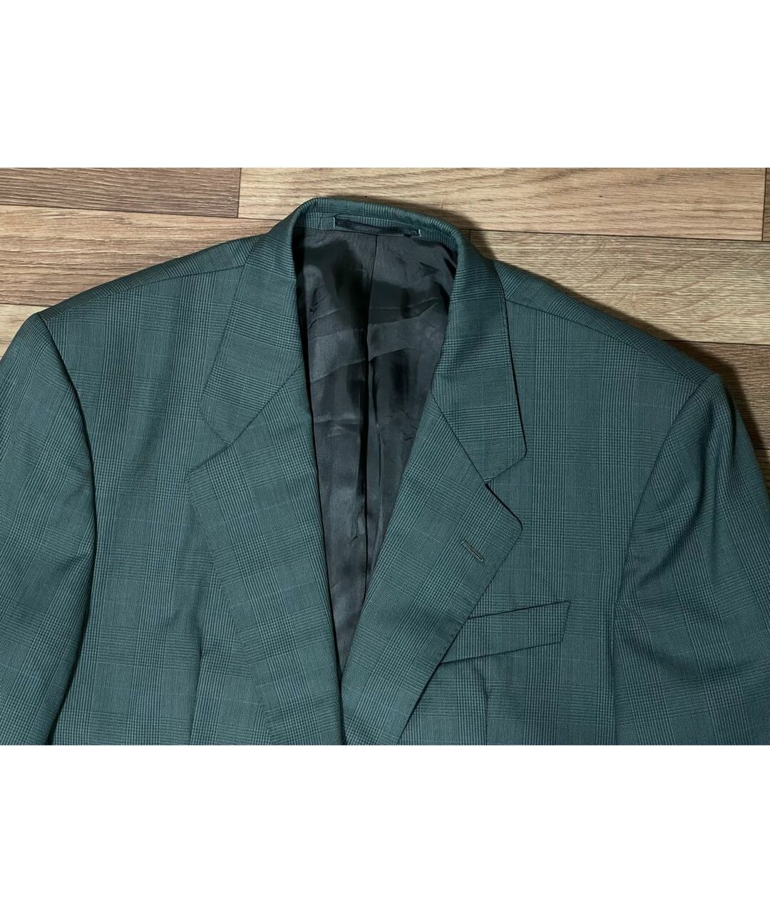 BURBERRY VINTAGE Зеленый шерстяной пиджак, фото 8