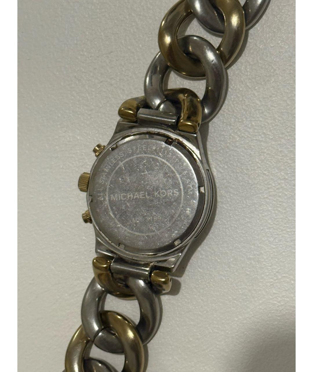 MICHAEL KORS Золотые стальные часы, фото 2