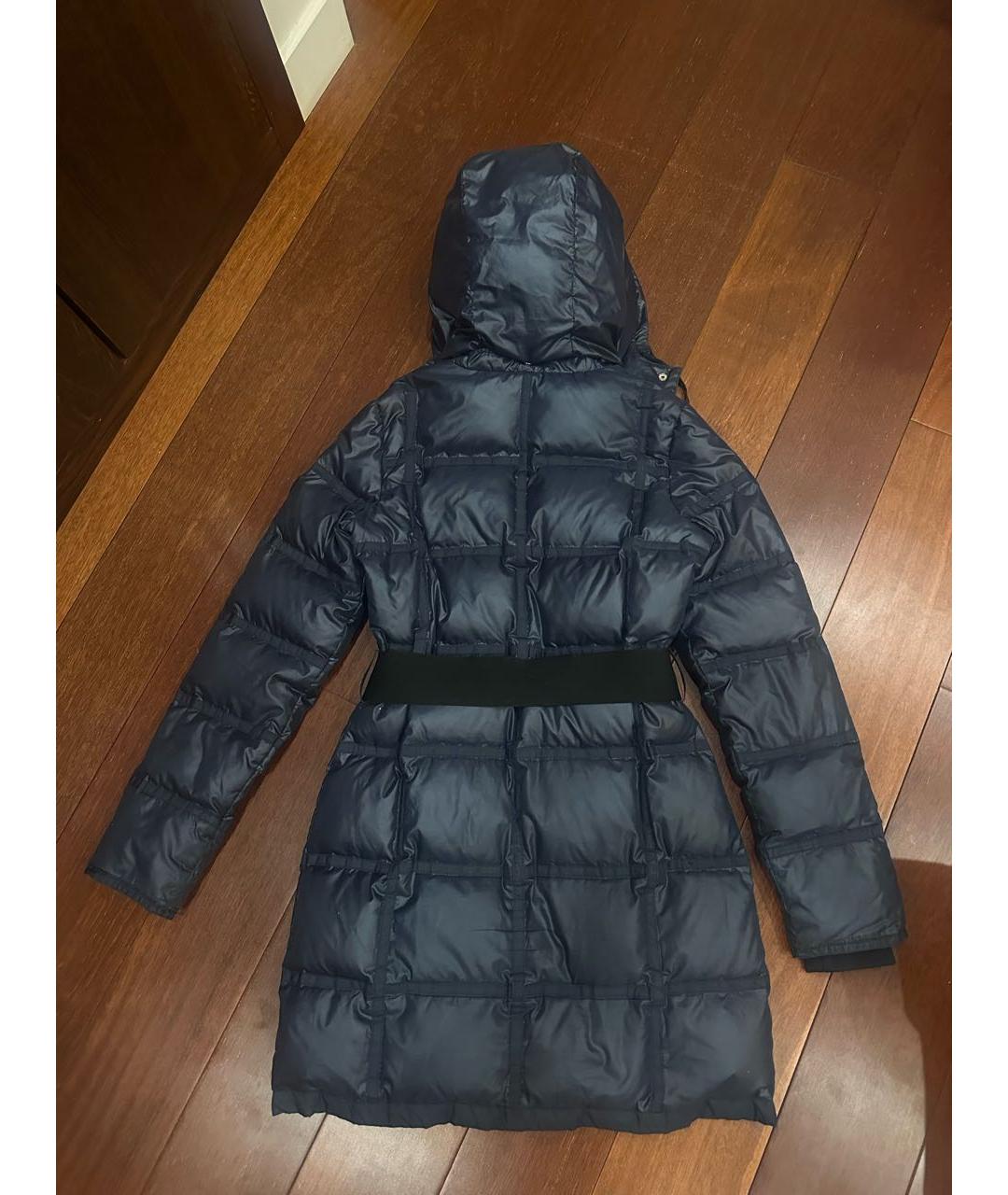 EMPORIO ARMANI Темно-синий полиэстеровый пуховик, фото 2