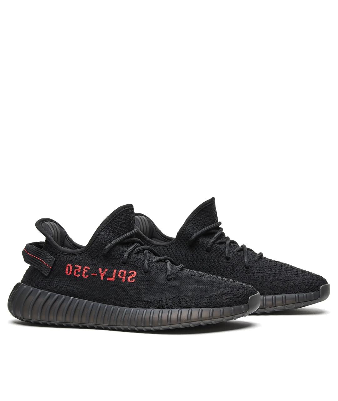 ADIDAS YEEZY Черные текстильные кроссовки, фото 2