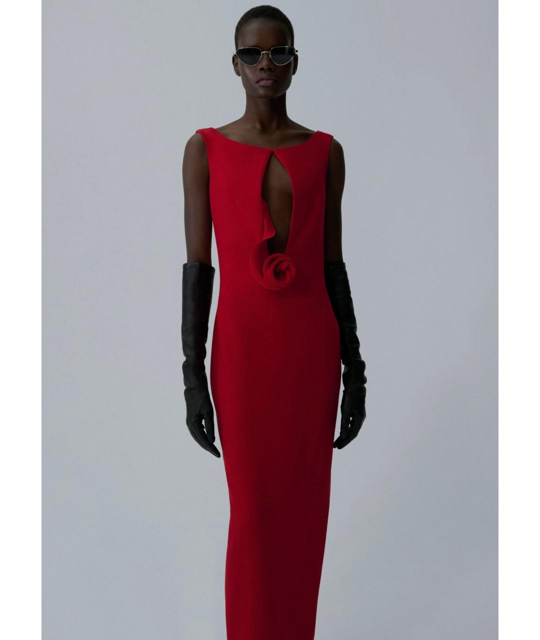 MAGDA BUTRYM Красное коктейльное платье, фото 5