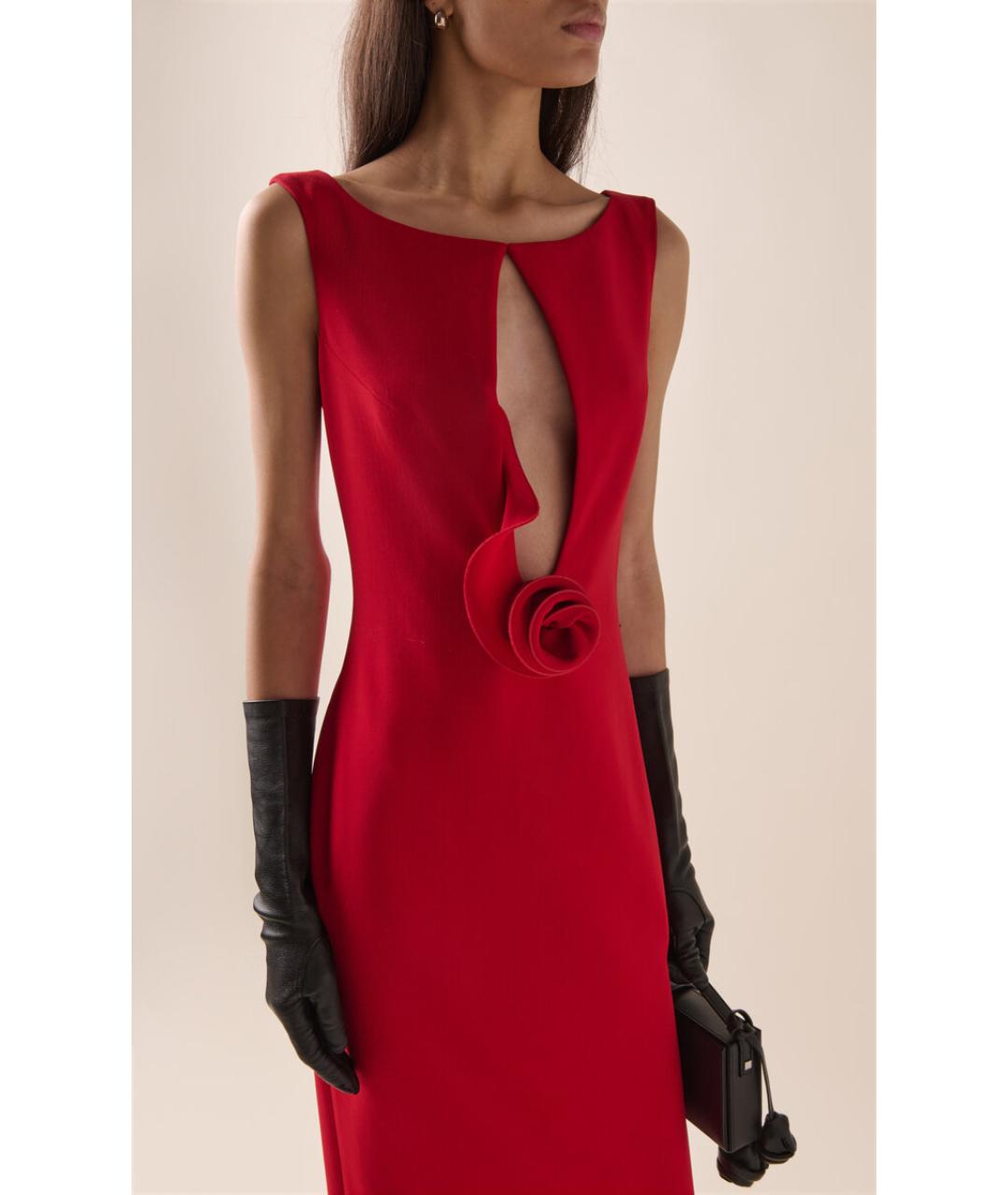 MAGDA BUTRYM Красное коктейльное платье, фото 4