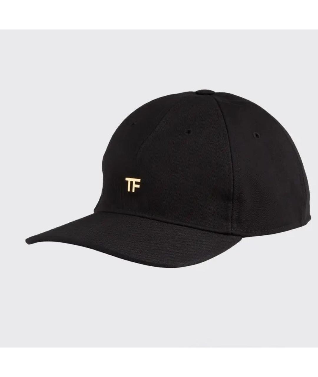 TOM FORD Черная хлопковая кепка, фото 6