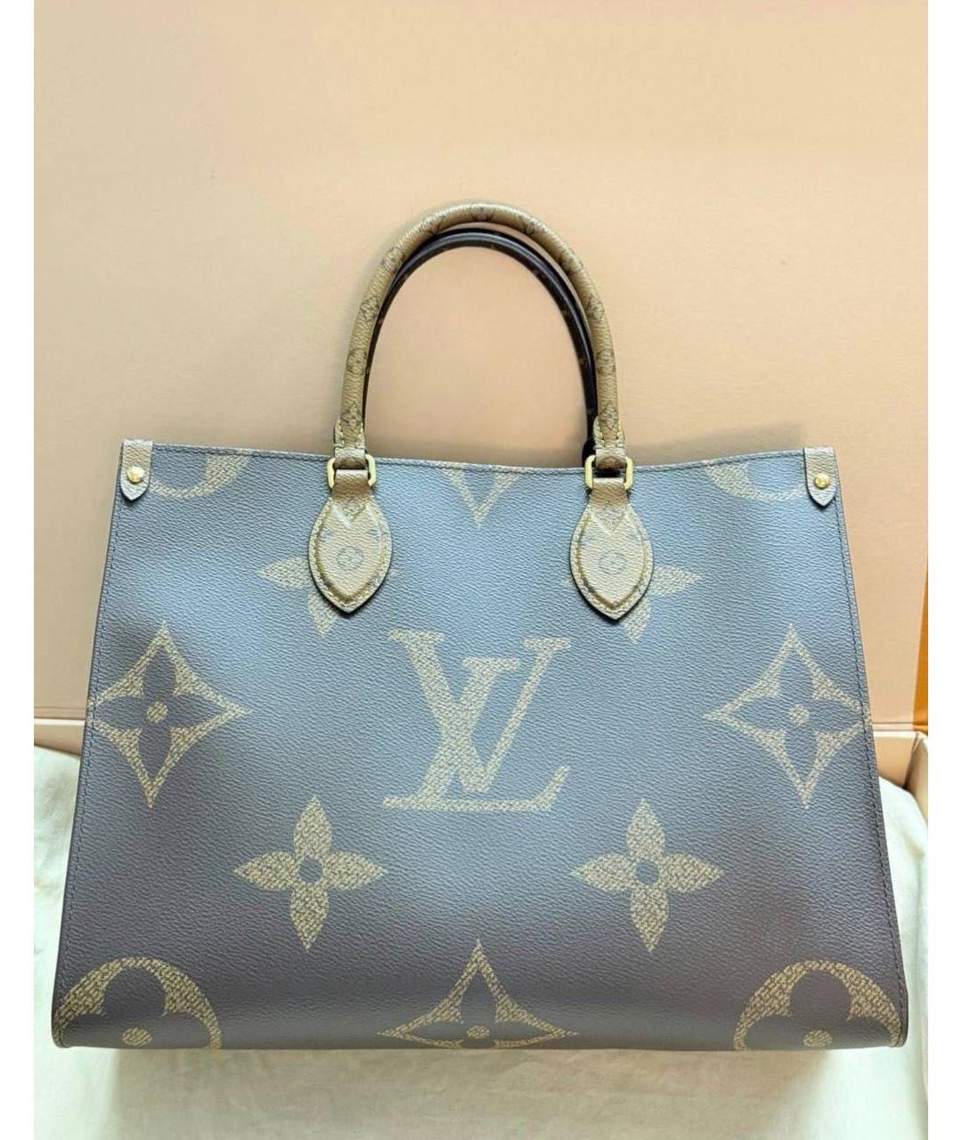 LOUIS VUITTON Коричневая сумка тоут, фото 2