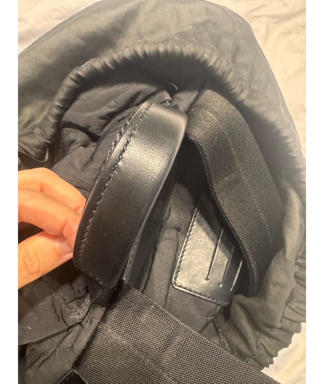 DOLCE&GABBANA Черный тканевый рюкзак, фото 3