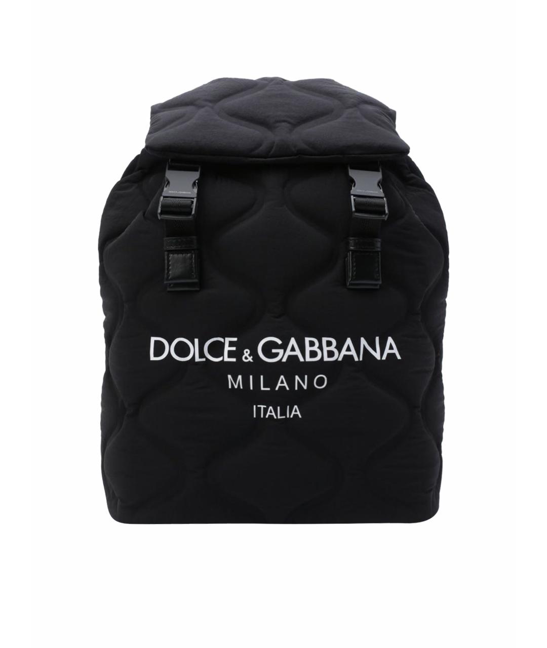 DOLCE&GABBANA Черный тканевый рюкзак, фото 1