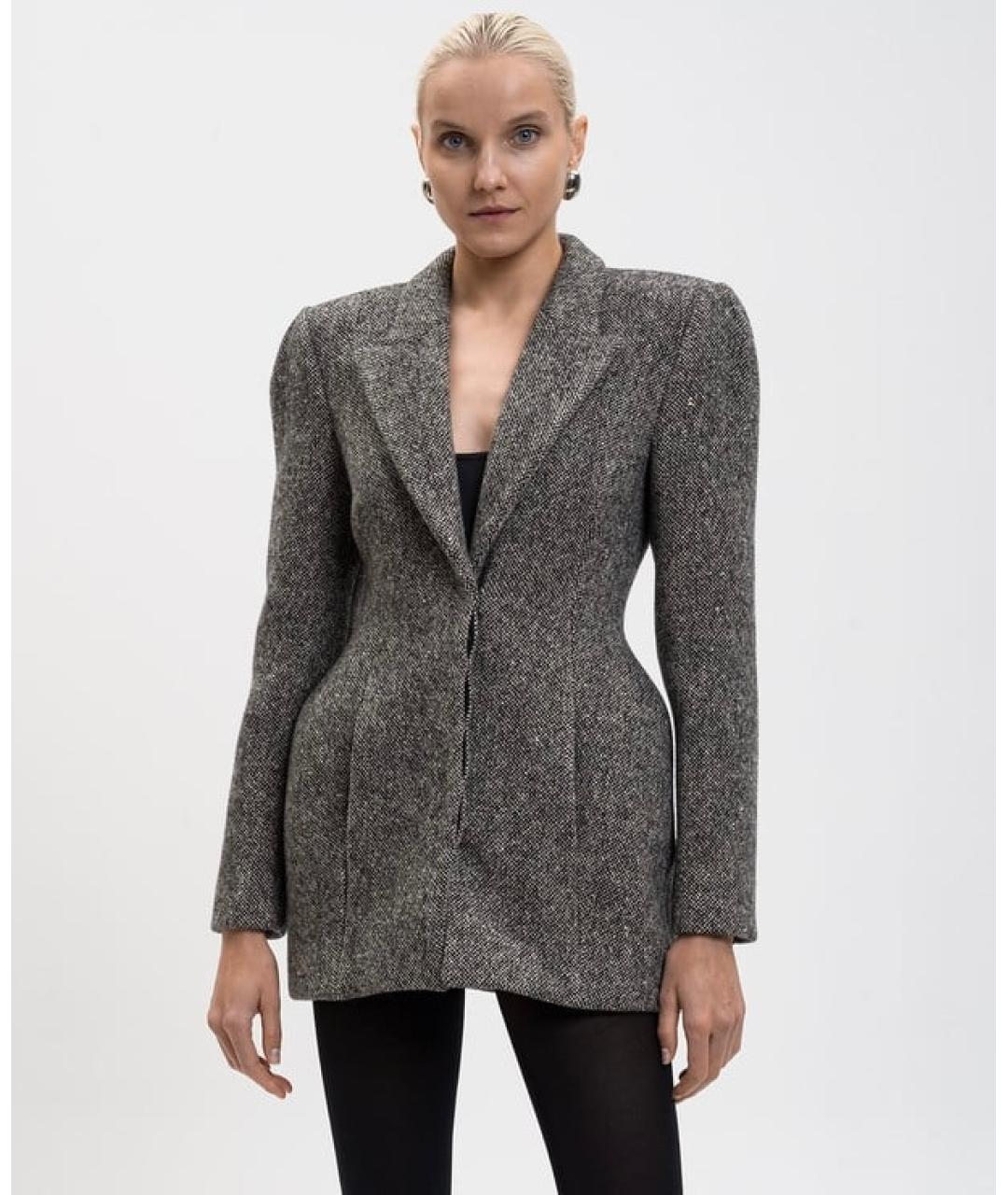 MAGDA BUTRYM Серый жакет/пиджак, фото 5