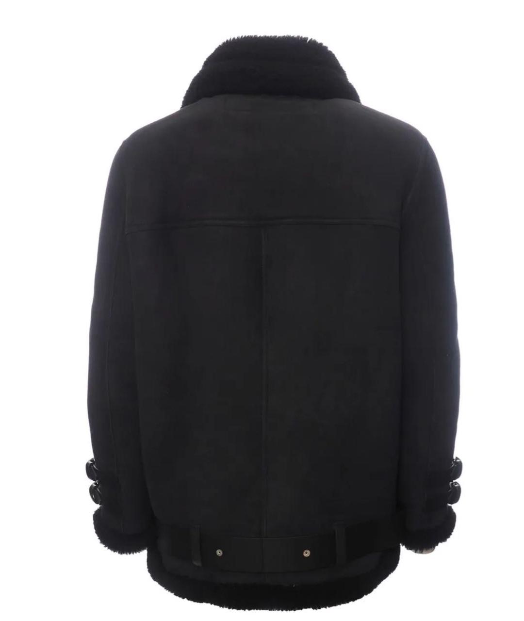 ACNE STUDIOS Черная кожаная дубленка, фото 2