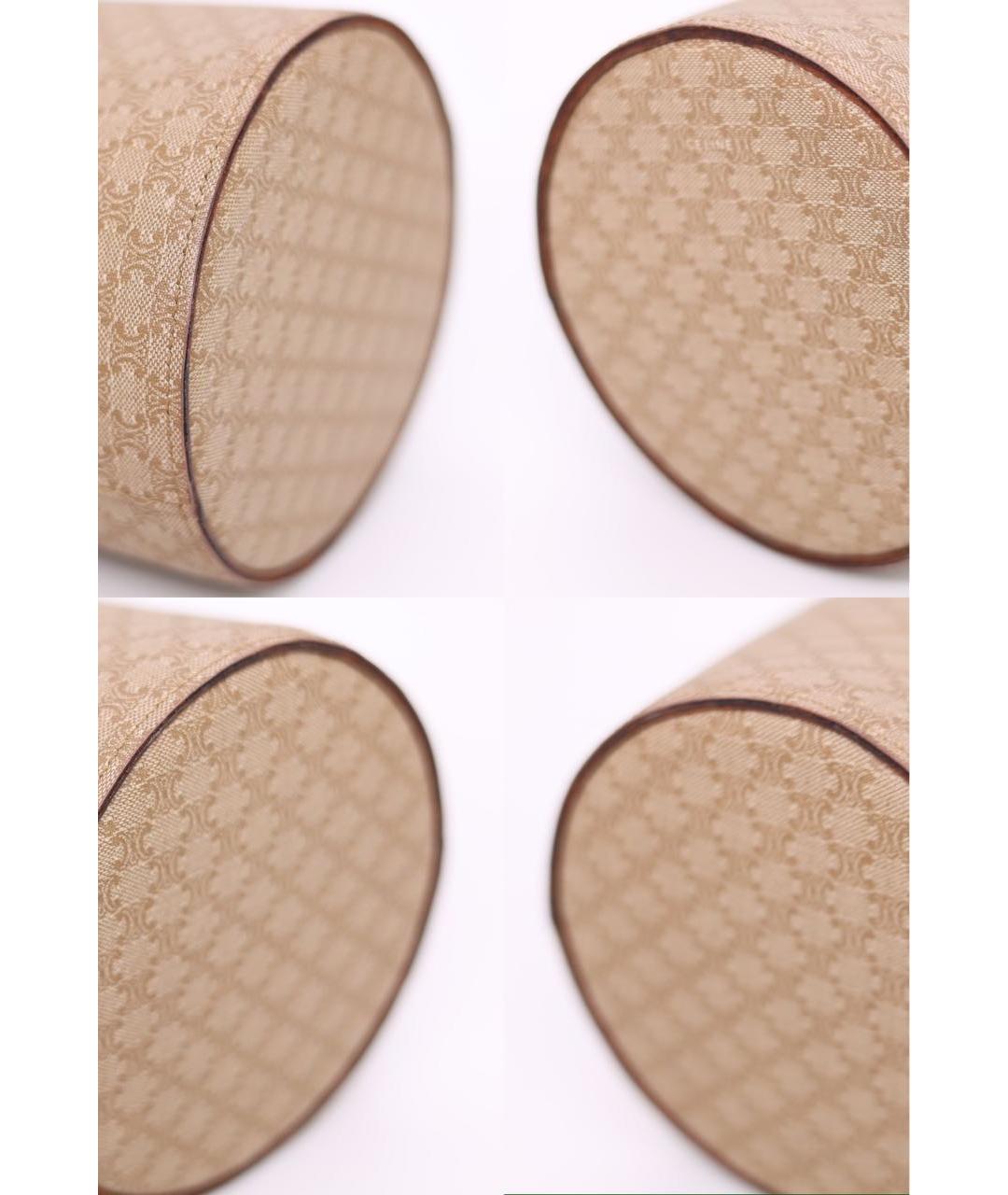 CELINE Бежевая сумка с короткими ручками, фото 6