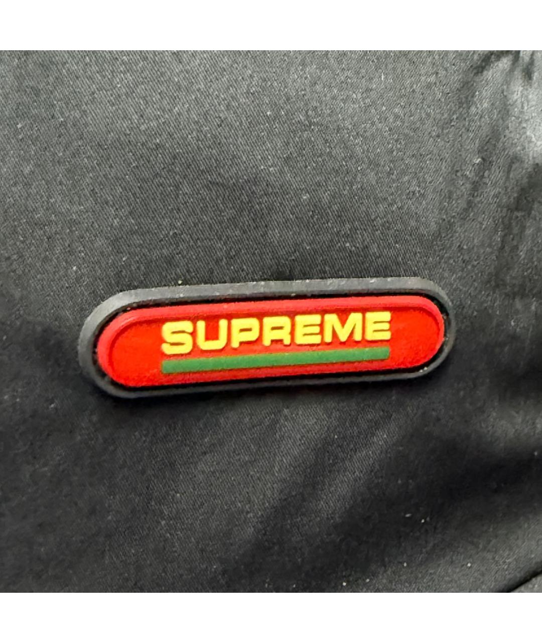 SUPREME Черная синтетическая кепка/бейсболка, фото 4