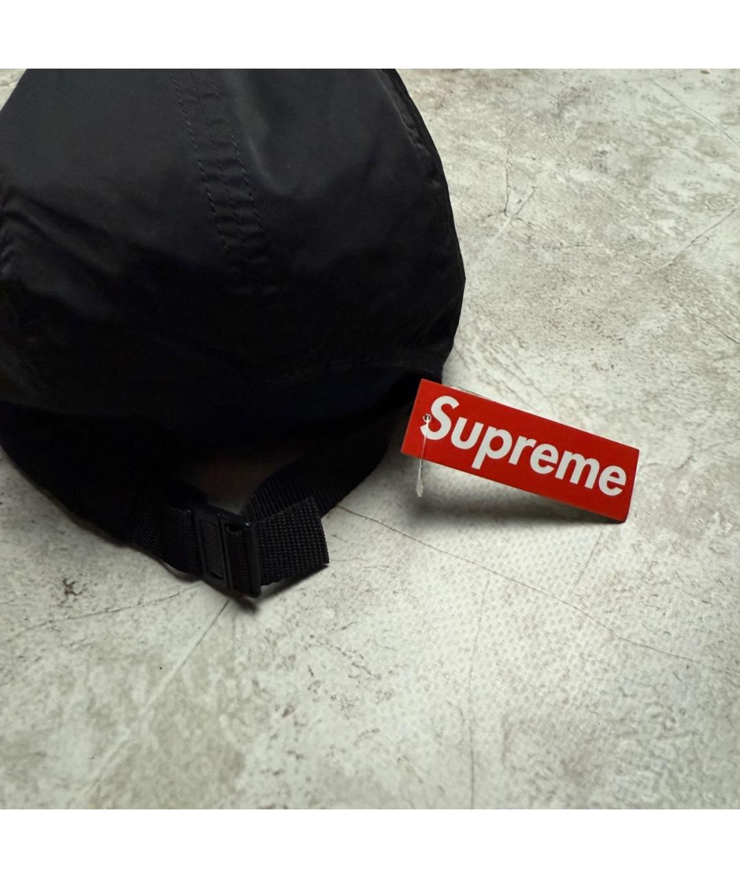 SUPREME Черная синтетическая кепка/бейсболка, фото 5