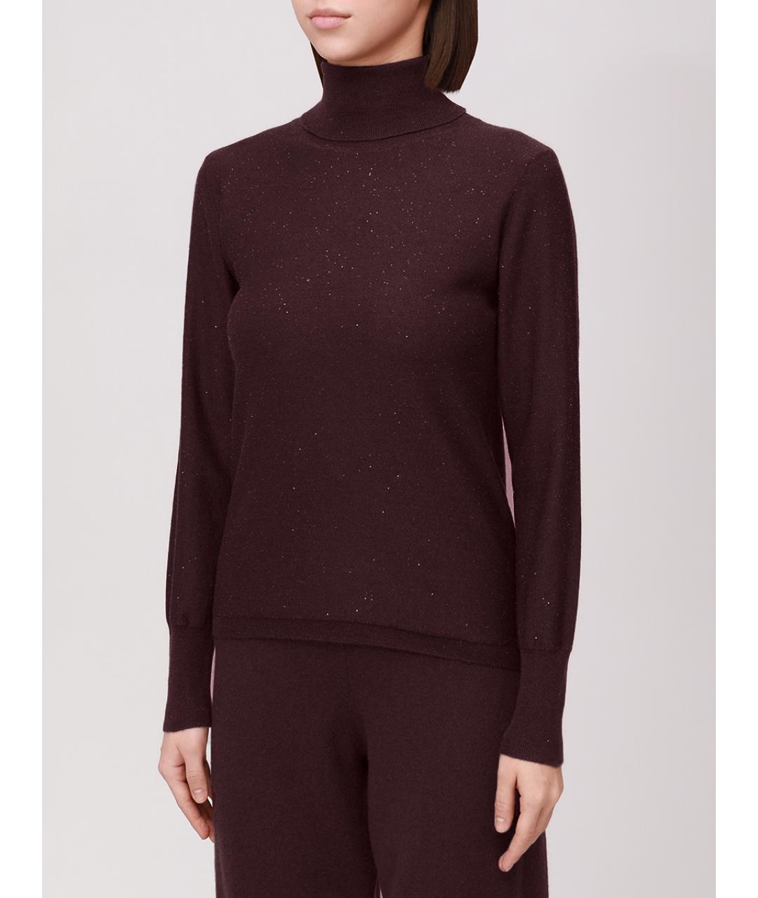 PANICALE Бордовая шерстяная водолазка, фото 4