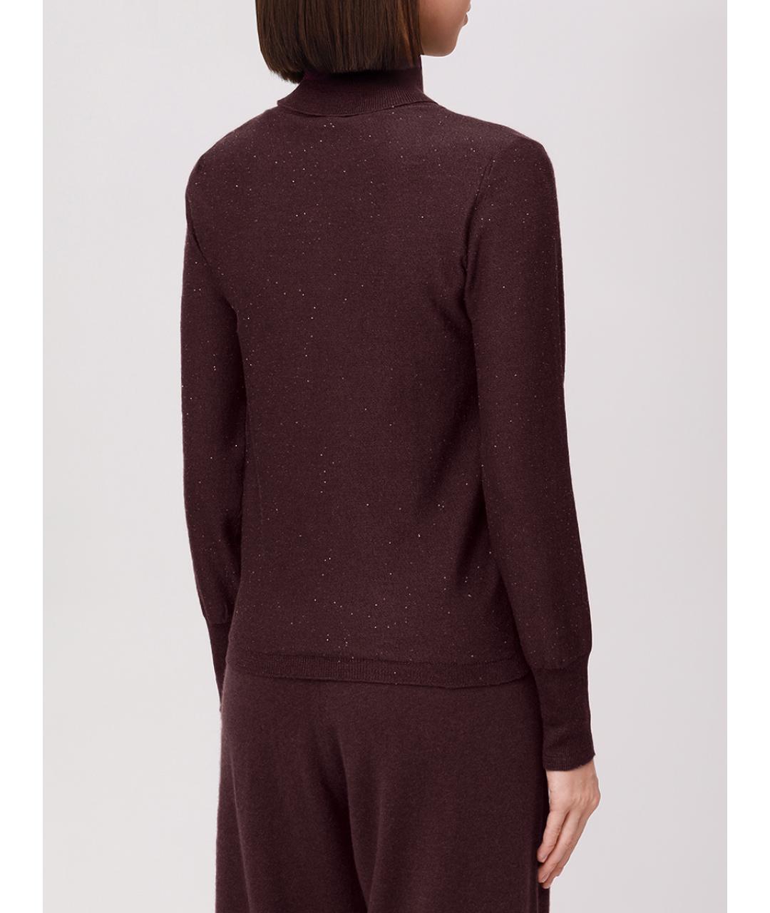 PANICALE Бордовая шерстяная водолазка, фото 3