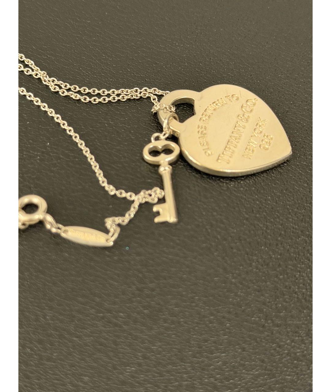 TIFFANY&CO Серебряное серебряное колье, фото 4