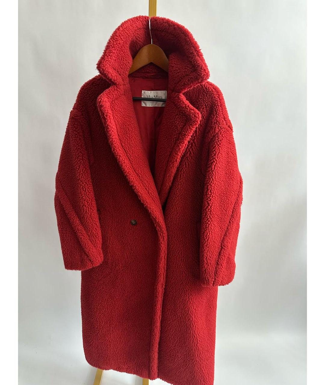 MAX MARA Красная шуба, фото 6