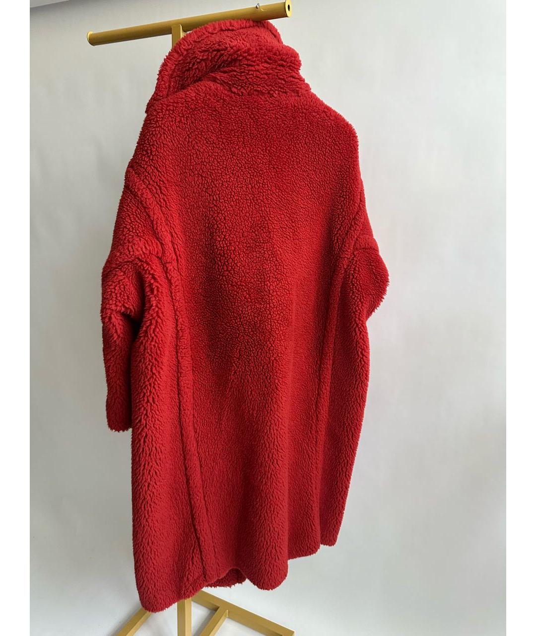 MAX MARA Красная шуба, фото 2