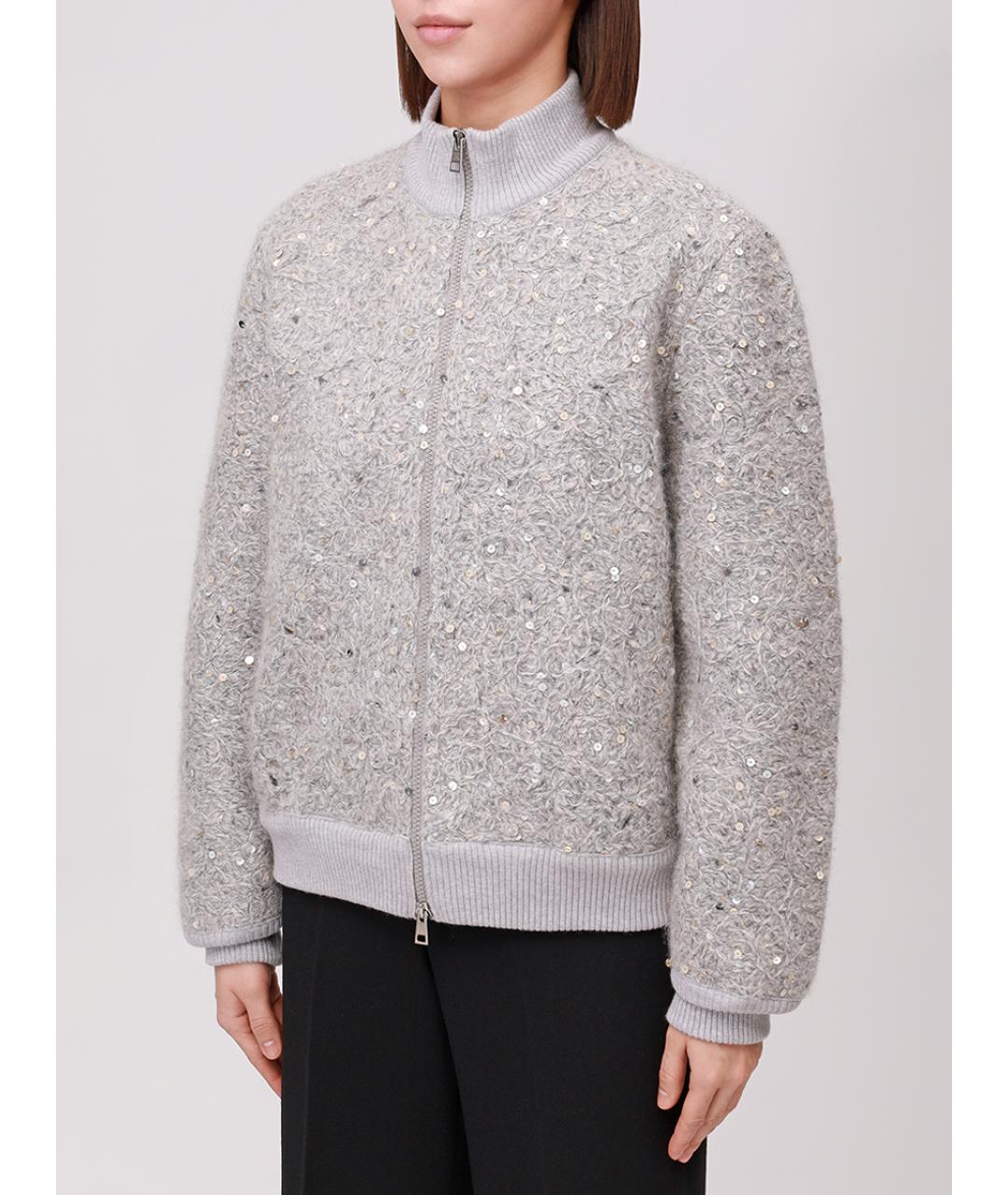 PANICALE Серый кардиган, фото 4